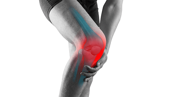 Image showing person with knee pain